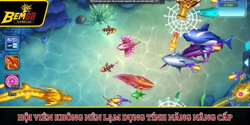 Hội viên không nên lạm dụng tính năng nâng cấp